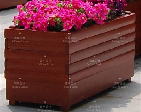 木質花箱