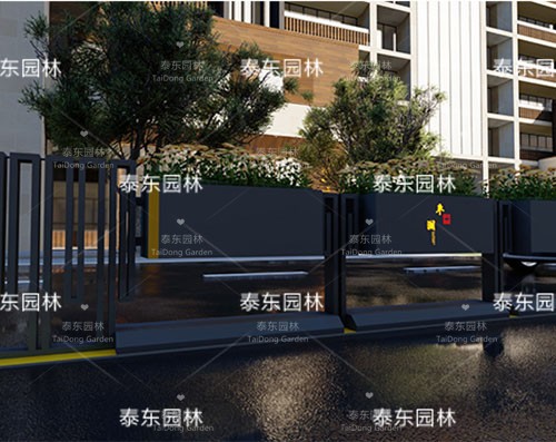道路隔離護欄花箱